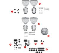 Givi Z128 Cubiertas de plástico