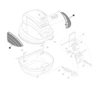 Givi z1383r Reflector Izquierda y Derecha con Pantalla Blanca