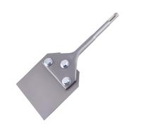 GIVIHGETI Cincel de espátula SDS-Plus 250 x 100 mm, rasqueta para quitar el pegamento del suelo, alfombras, baldosas de PVC, color