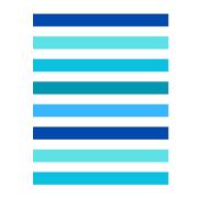 Giving the Blue Hues of Life (Striped Journal)