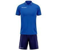 Givova, kit street, azul/azul , XL