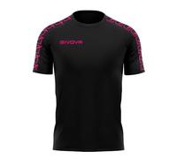 Givova BA02-1039-2XL T-Shirt Poly Band Nero/Fuxia Fluo TG. 2XL, Unisex-Adult, Multicolor, XXL