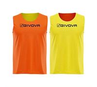 Givova, camiseta double, noranja/amarillo, S