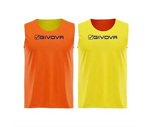 Givova, camiseta double, noranja/amarillo, S