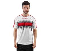 givova Camiseta Radio, Rojo/Negro, XL Unisex Adulto