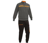 Givova, chandal givova one full zip, gris oscuro/noranja fluo, S
