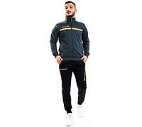 Givova, chandal givova one full zip, gris oscuro/noranja fluo, S