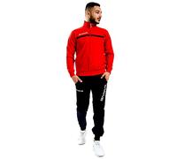Givova, chandal givova one full zip, rojo/negro, XL