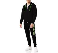 Givova, chandal king, negro/verde fluo, L