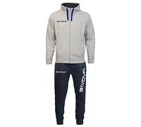 Givova, chandal poker, gris/azul , 3XL