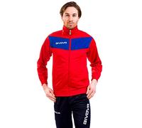 Givova, chandal visa, azul/rojo, M