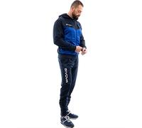 GIVOVA Chándal Visa Melange con capucha Polarflex azul/azul marino talla XL