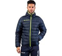 Givova Chaqueta Holanda, Azul/Amarillo Fluo, M