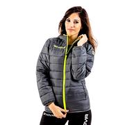 Givova, chaqueta olanda, gris oscuro /amarillo fluo, L