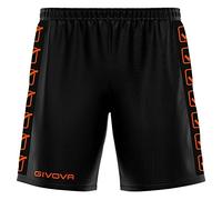 Givova Cinta de poliéster Conjunto Deportivo, Negro/Naranja, Medium para Hombre