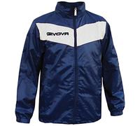 GIVOVA Coupe-vent Sportif, Chaqueta Unisexo, bleu profond/blanc,