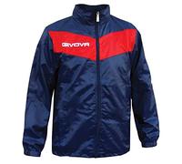 GIVOVA Coupe-vent Sportif, Chaqueta Unisexo, bleu/rouge,