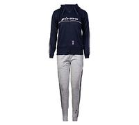 GIVOVA Donna 101 con Banda e Cappuccio Traje, Azul/Gris Claro, M Women's