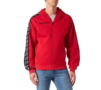 givova Felpa Fullzip Band Sudadera con Capucha, Rojo, XL Unisex