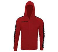 Givova Felpa Fullzip Band Sudadera con Capucha, Hombre, Rojo, XL