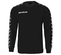 givova Felpa Girocollo Band Sudadera, Negro, M Unisex