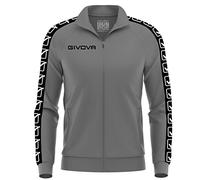 Givova Giacca Tricot Band Chaqueta, Hombre, Gris, L