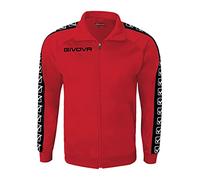 Givova Giacca Tricot Band Chaqueta, Hombre, Rojo, XL