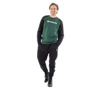 givova Italia 102 Traje, Verde/Negro, S Men's