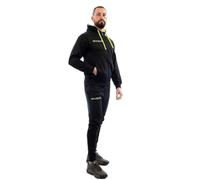 GIVOVA King 4 Season Traje, Negro/Amarillo Fluo, M Unisex