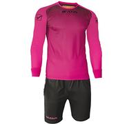 Givova Kit Manchester Equipación, Hombre, Fuxia/Black, 2XL