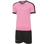 Givova, kit revolution, rosada/negro, 3XS
