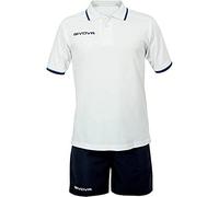 Givova, kit street, blanco/azul , 4XL
