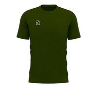 Givova MA027-0051-S T-Shirt Cotone Action Verde Militare TG. S, Unisex-Adult