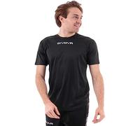 Givova MAC01, Camiseta Givova One Unisex - Adulto, Negro, XL