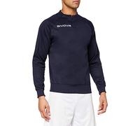 Givova Maglia Tecnica (Half Zip) 500 Sudadera, Hombre, Azul, 4XL