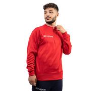 Givova Maglia Tecnica (Half Zip) 500 Sudadera, Hombre, Rojo, M