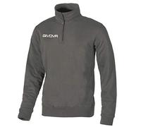Givova Maglia Tecnica (Half Zip) Sudadera, Hombre, Gris, 3XS