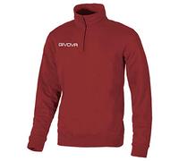 Givova Maglia Tecnica (Half Zip) Sudadera, Hombre, Rojo, L