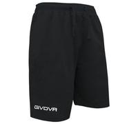 givova P015, Bermudas Friend Unisex - Niño, Negro, 2XS
