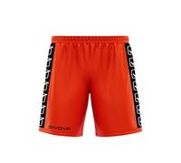 givova Pantaloncino Poly Band Pantalón Corto, Naranja, XL Unisex