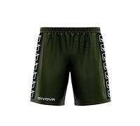 givova Pantaloncino Poly Band Pantalón Corto, Verde, S Unisex