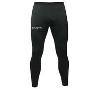 givova Pantalone Slim, Hombre, Negro, XL
