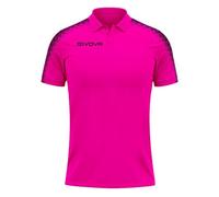 GIVOVA Polo Club, Camisa de Entrenamiento Unisexo, Fuchsia/Noir,