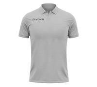 Givova, polo summer, gris melange claro, 2XL