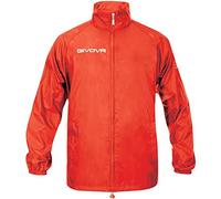 GIVOVA Rain Basico Chaqueta de Lluvia, Rojo, 3XL Unisex Adulto