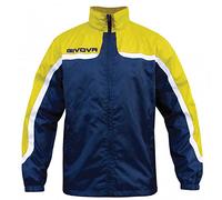 Givova, rain jacket asia, azul /amarillo, L