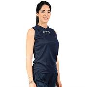 Givova Shirt Smanicato One Camiseta Sin Mangas, Hombre, Azul, XL