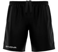 GIVOVA Short Pocket, Pantalones Cortos Cargo Unisexo, Noir,