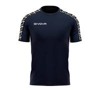 GIVOVA T-Shirt Cotton Band Camisetas, Bleu, L Unisexo