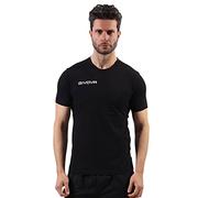 Givova, t-shirt fresh, negro, M